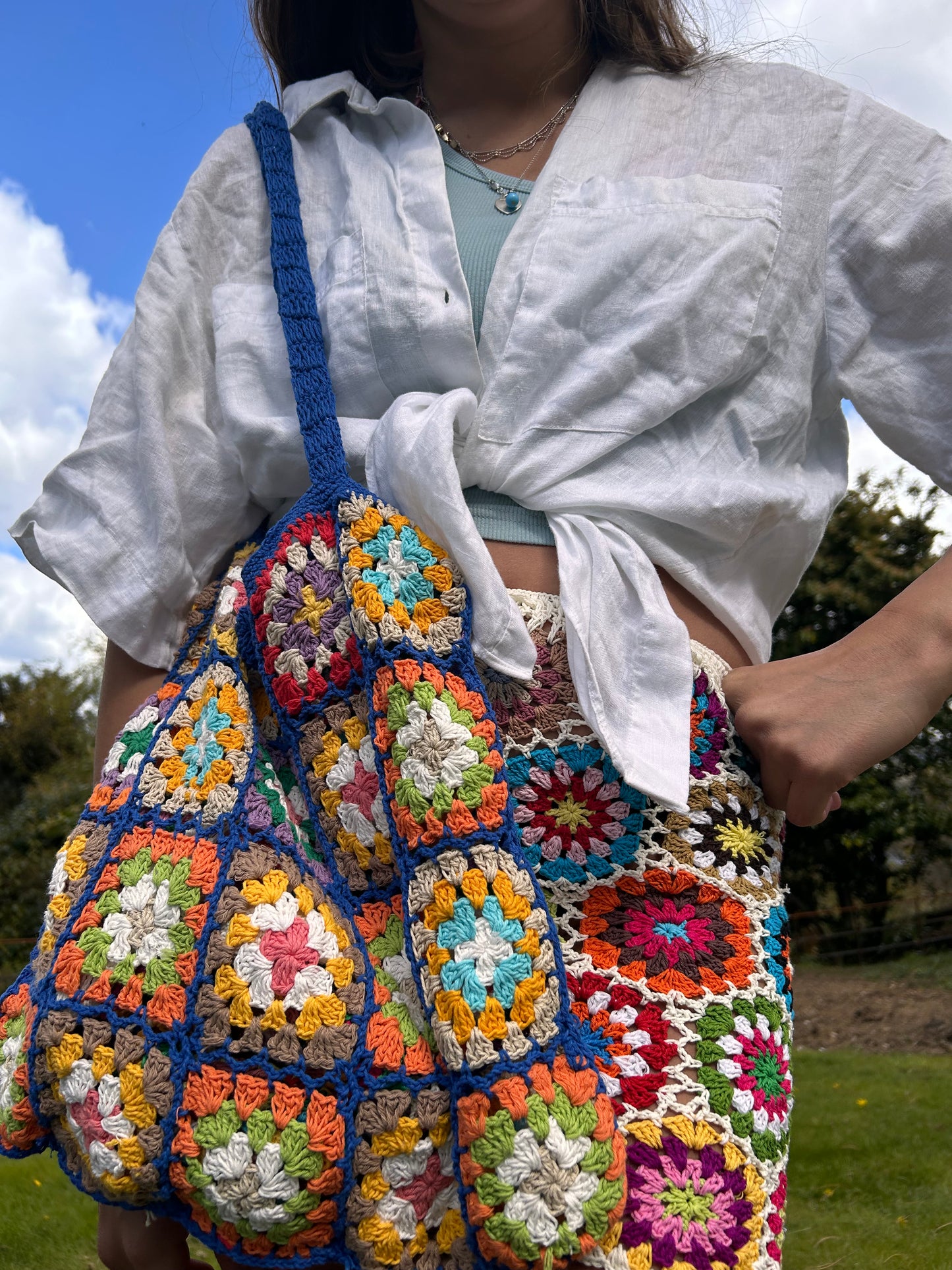 Granny Square Tote Bag