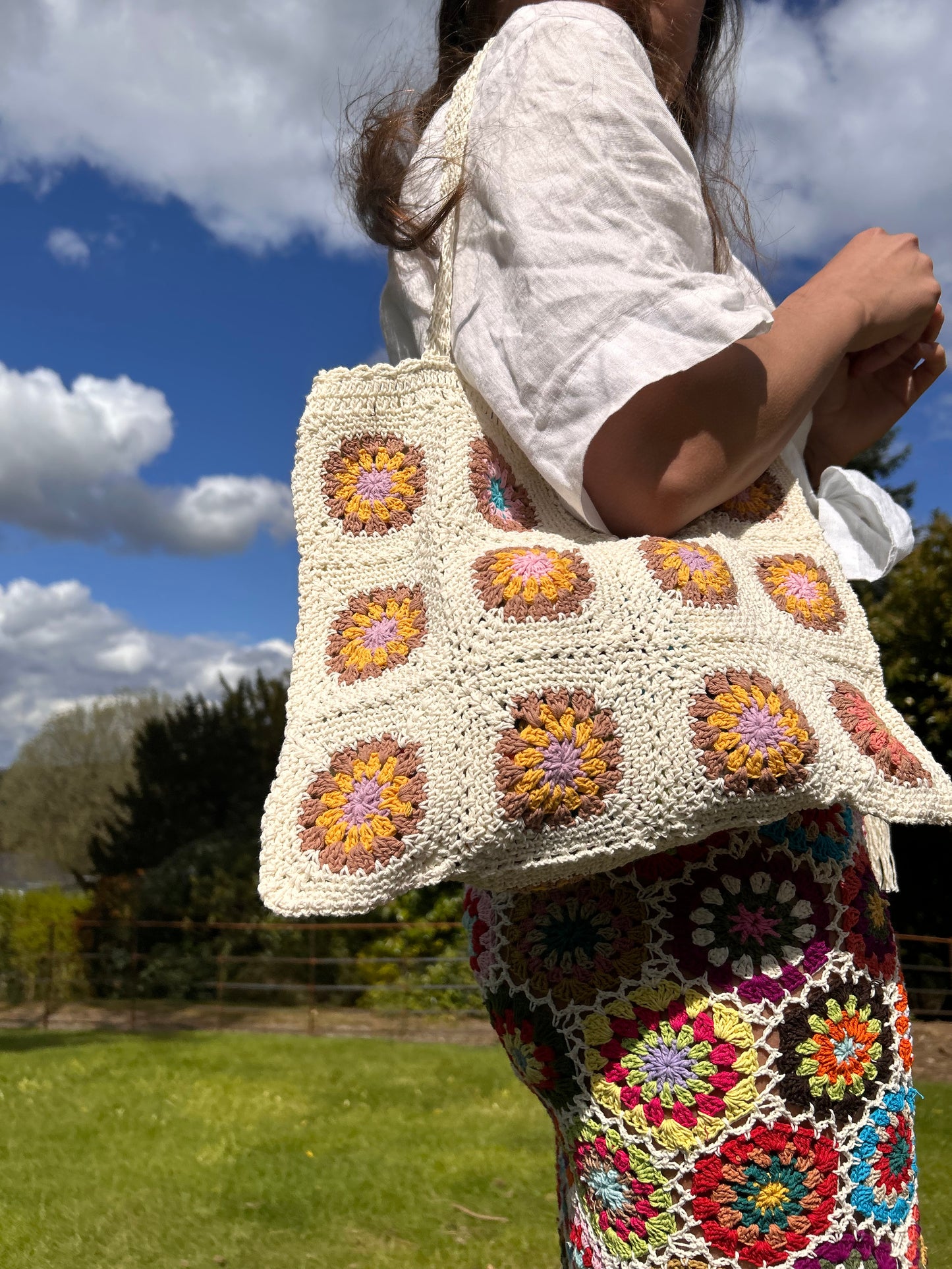 Granny Square Tote Bag