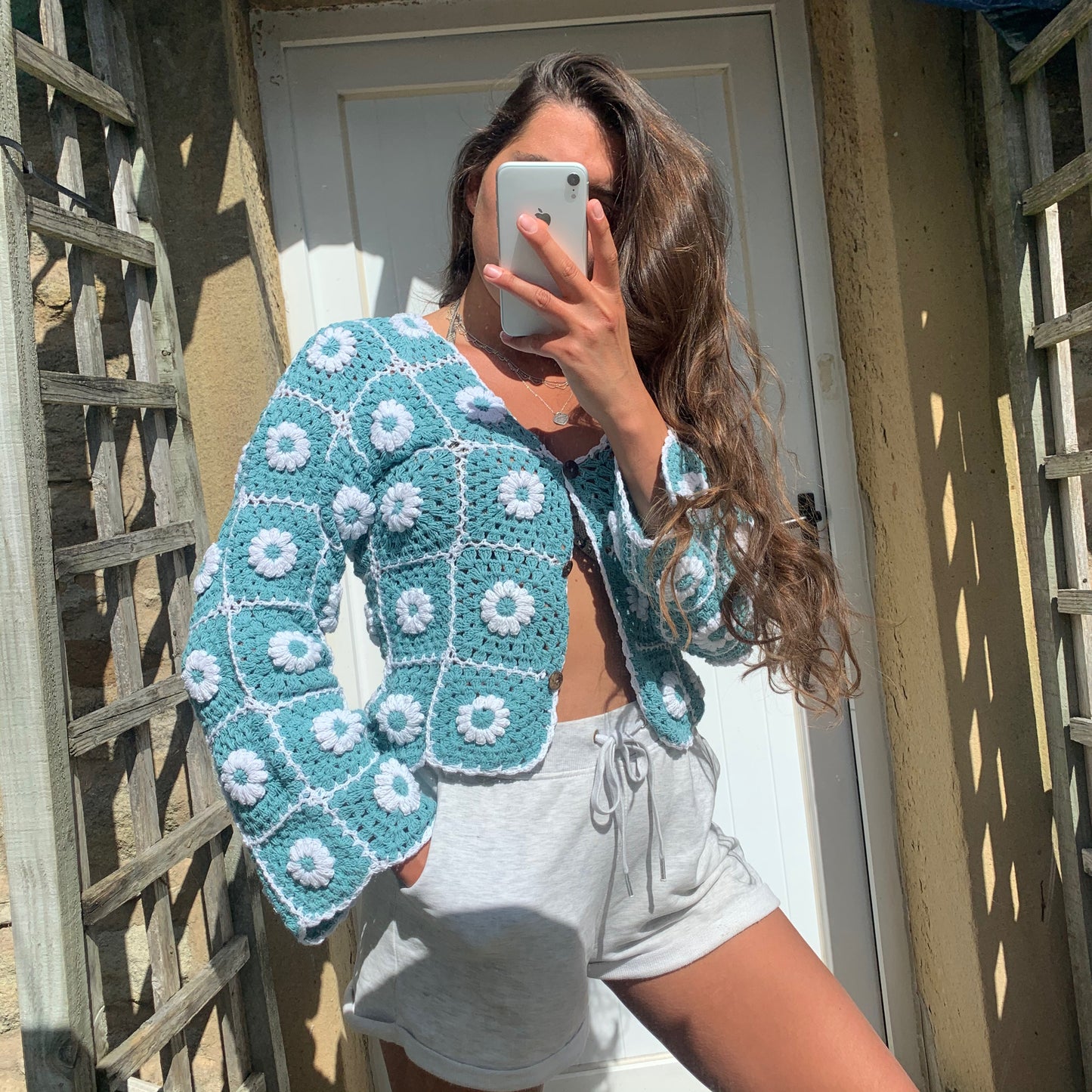 LAZY DAiSY Cardigan in Blue