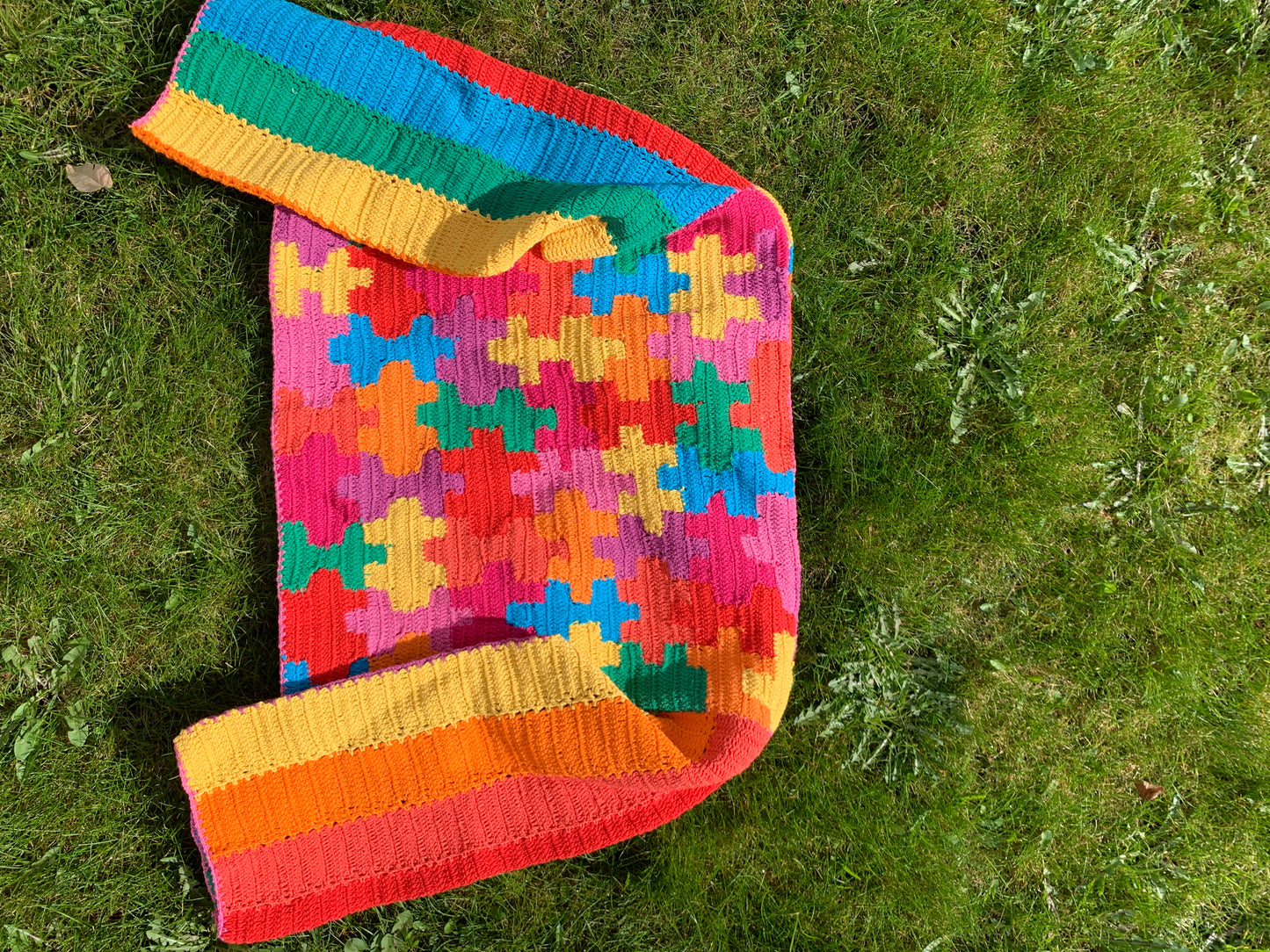 Puzzle Piece Crochet Cardigan