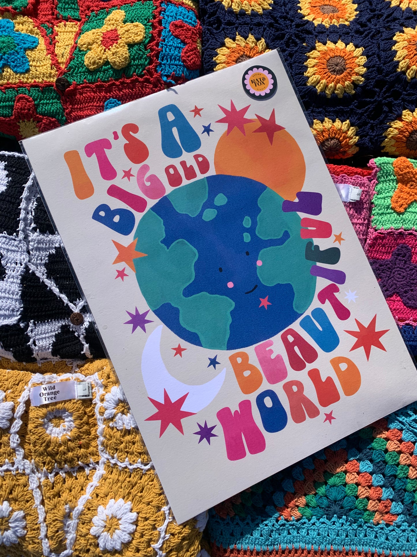 Big Beautiful World A3 Art Print / Poster