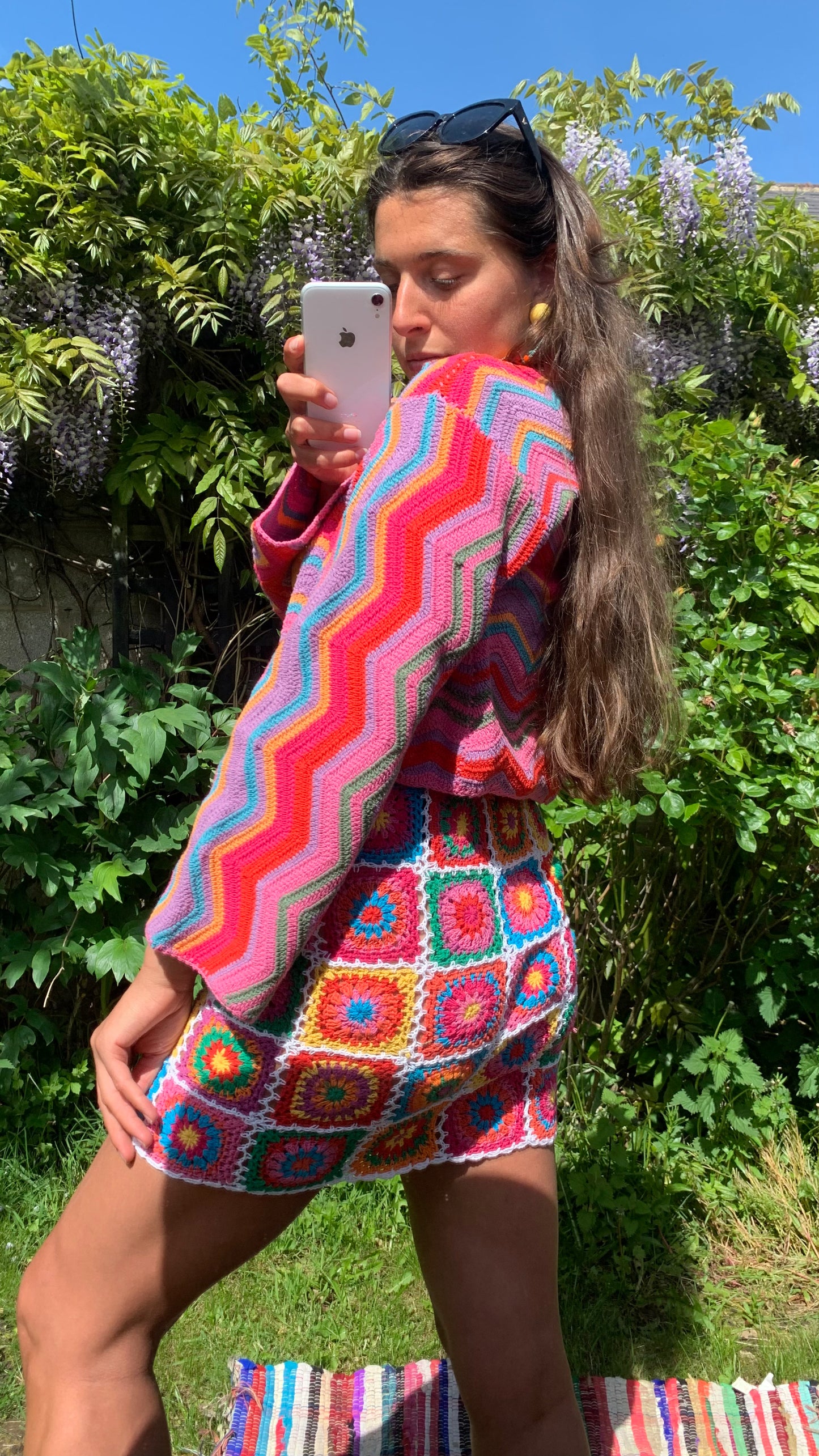 Zig Zag Crochet Cardigan