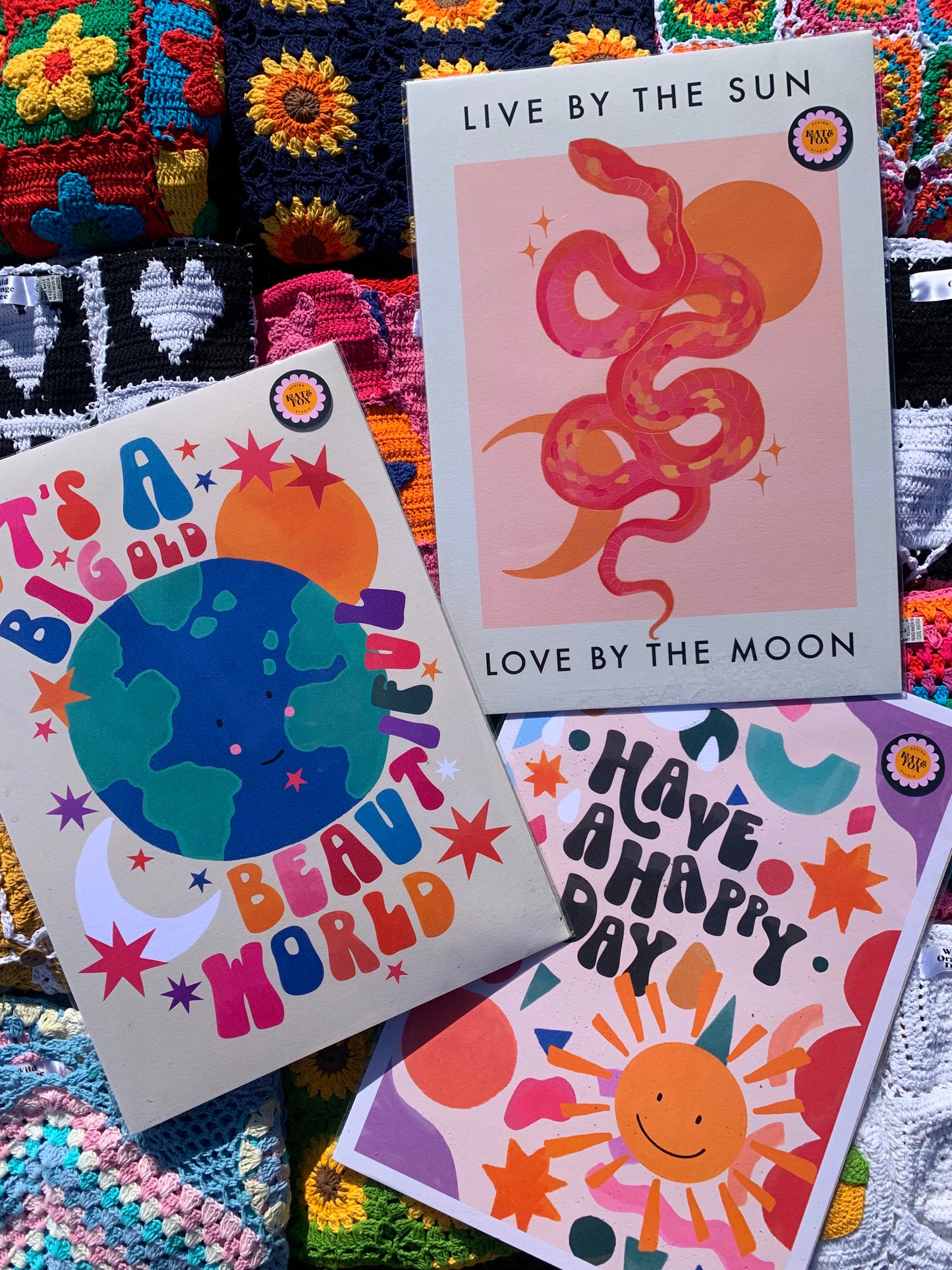 Big Beautiful World A3 Art Print / Poster