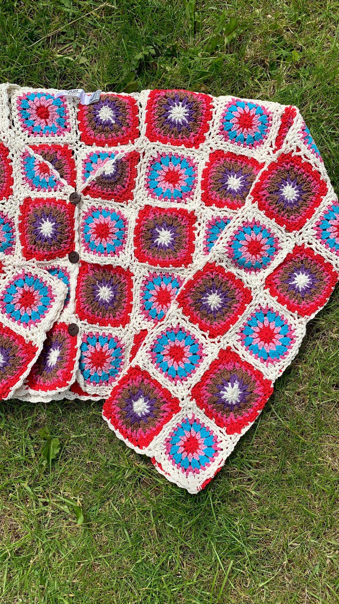 Rose Garden Granny Square Cardigan