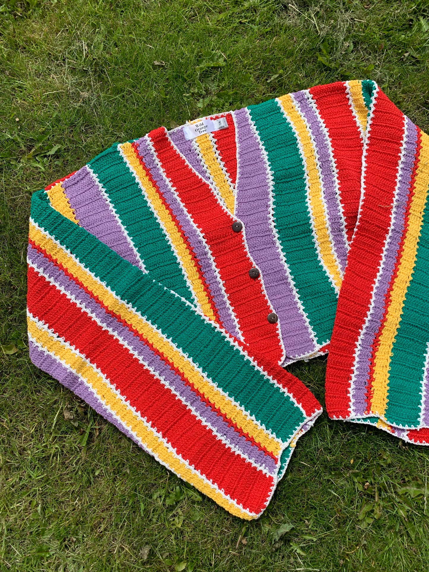 *REWILD* Queenie Striped Cardigan