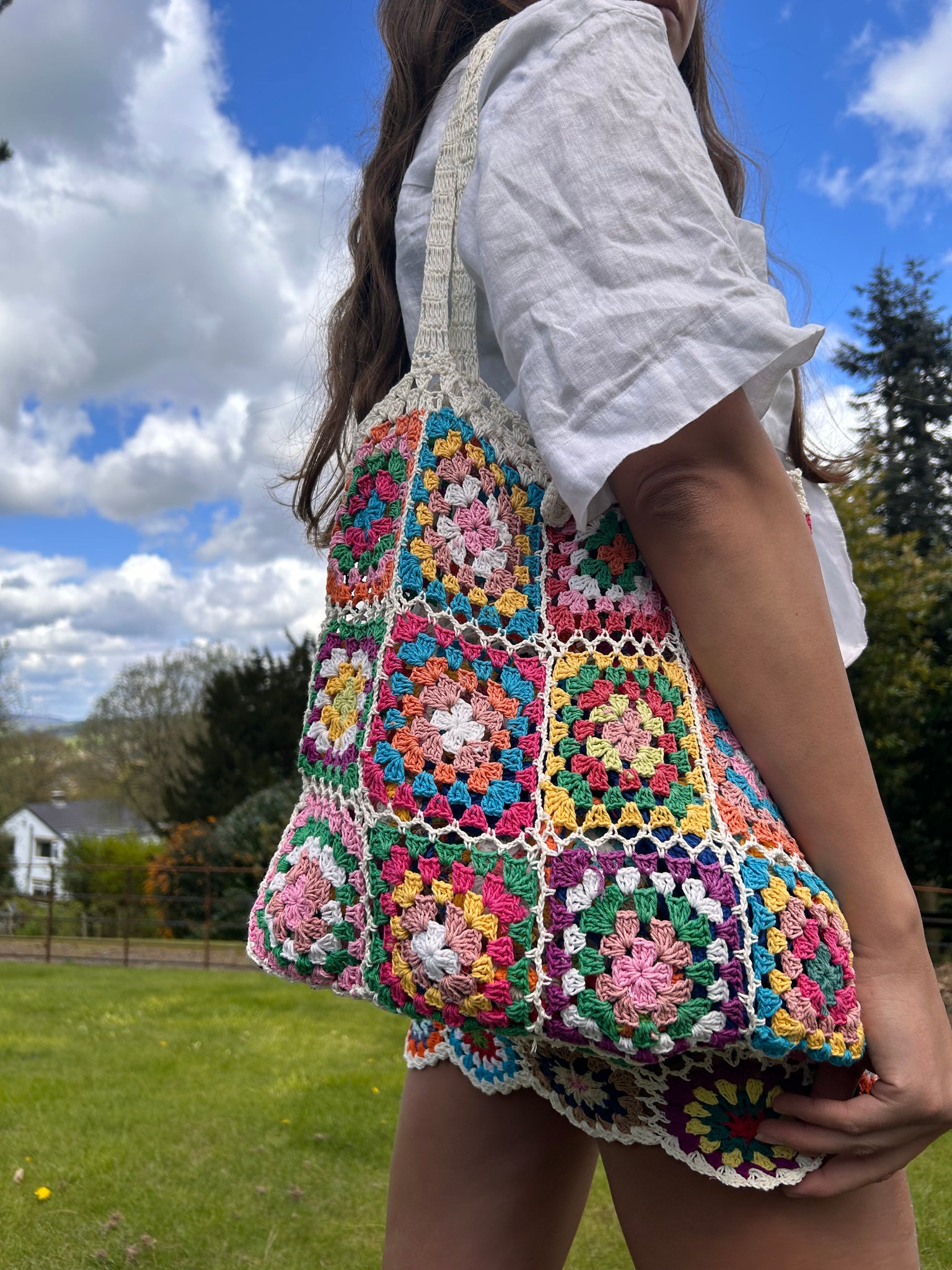 Granny Square Tote Bag