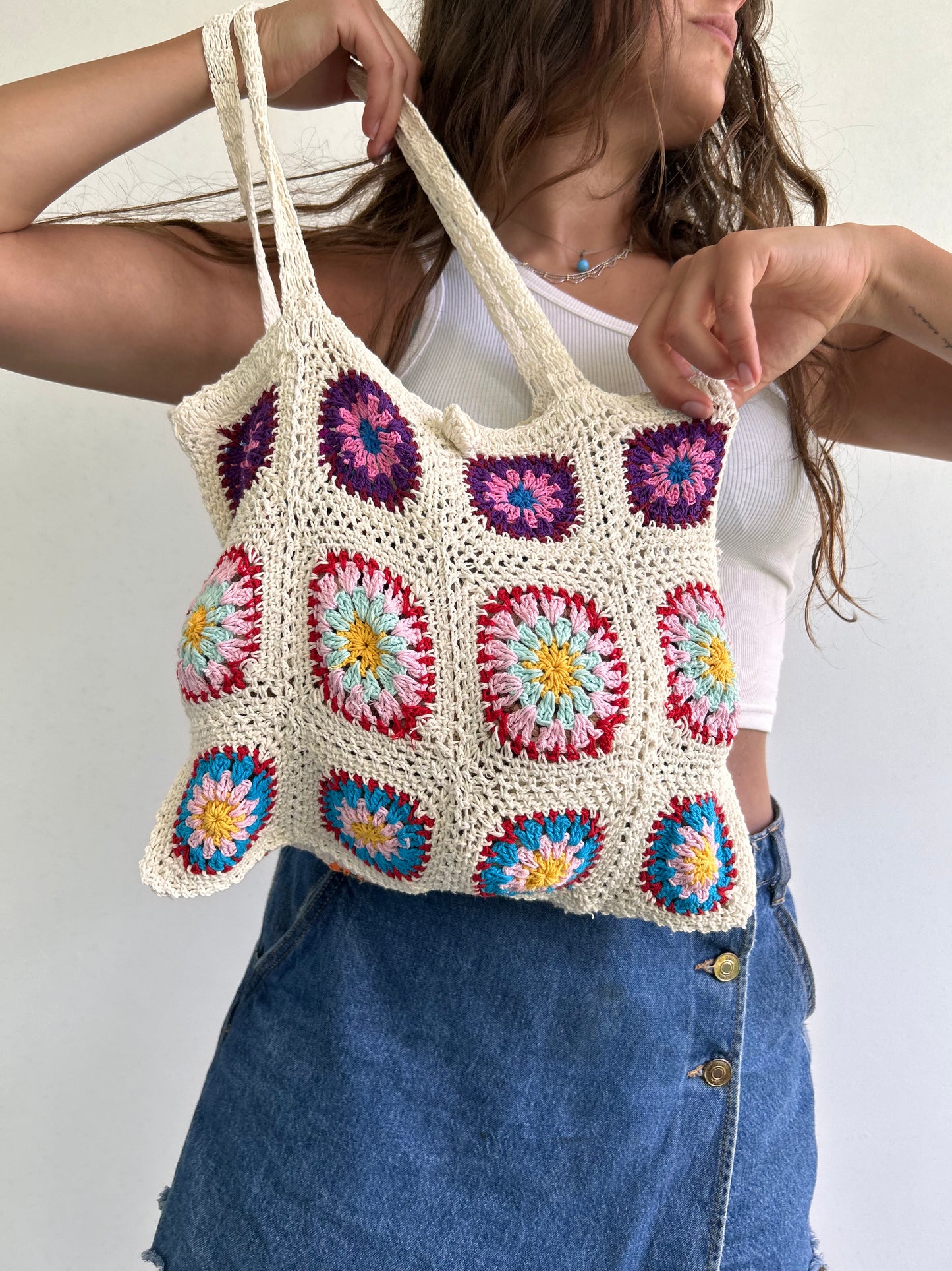 Granny Square Tote Bag