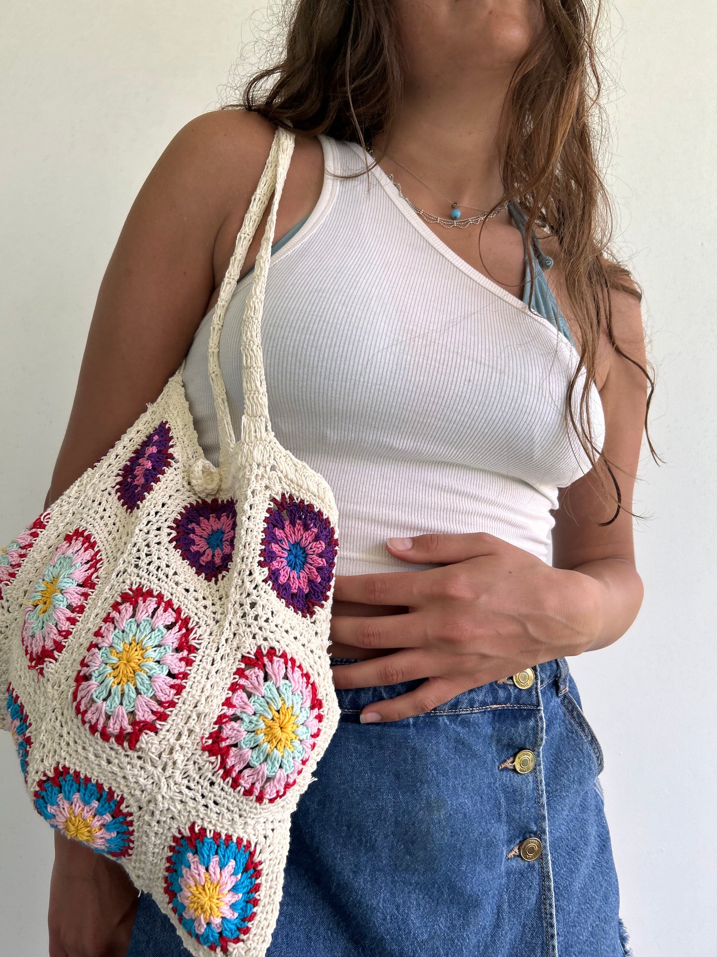 Granny Square Tote Bag