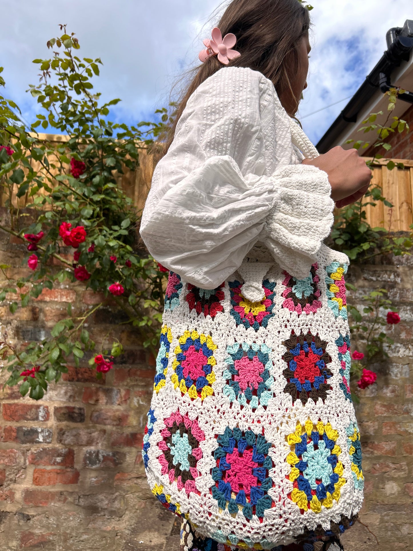 Granny Square Tote Bag