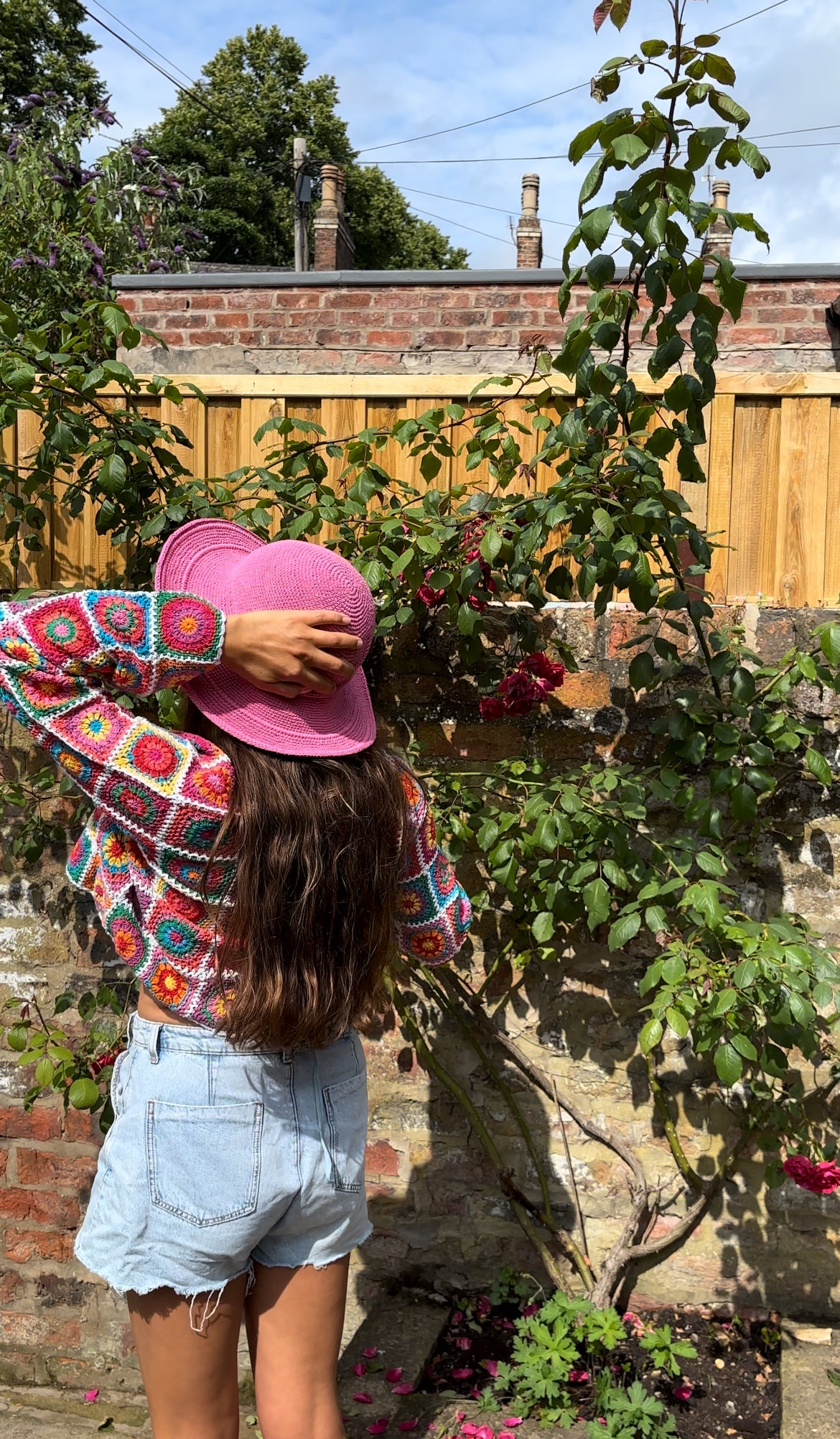 *ONLY BLUE LEFT* Crochet Sun Hat (Free with any other item)