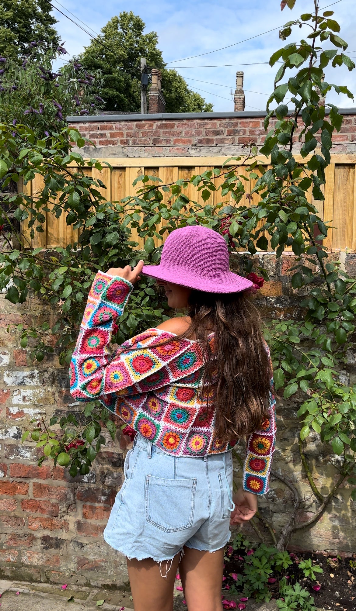 *ONLY BLUE LEFT* Crochet Sun Hat (Free with any other item)