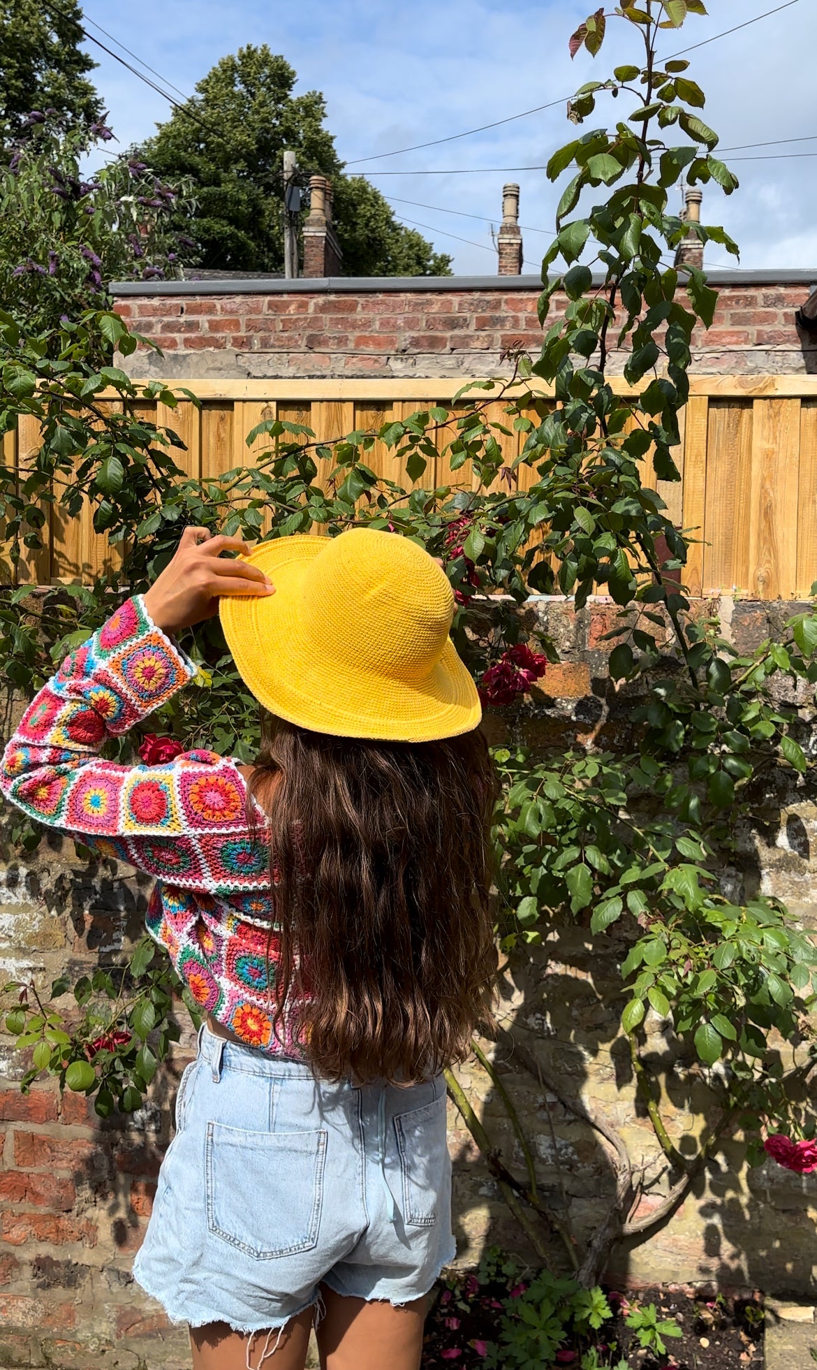 *ONLY BLUE LEFT* Crochet Sun Hat (Free with any other item)