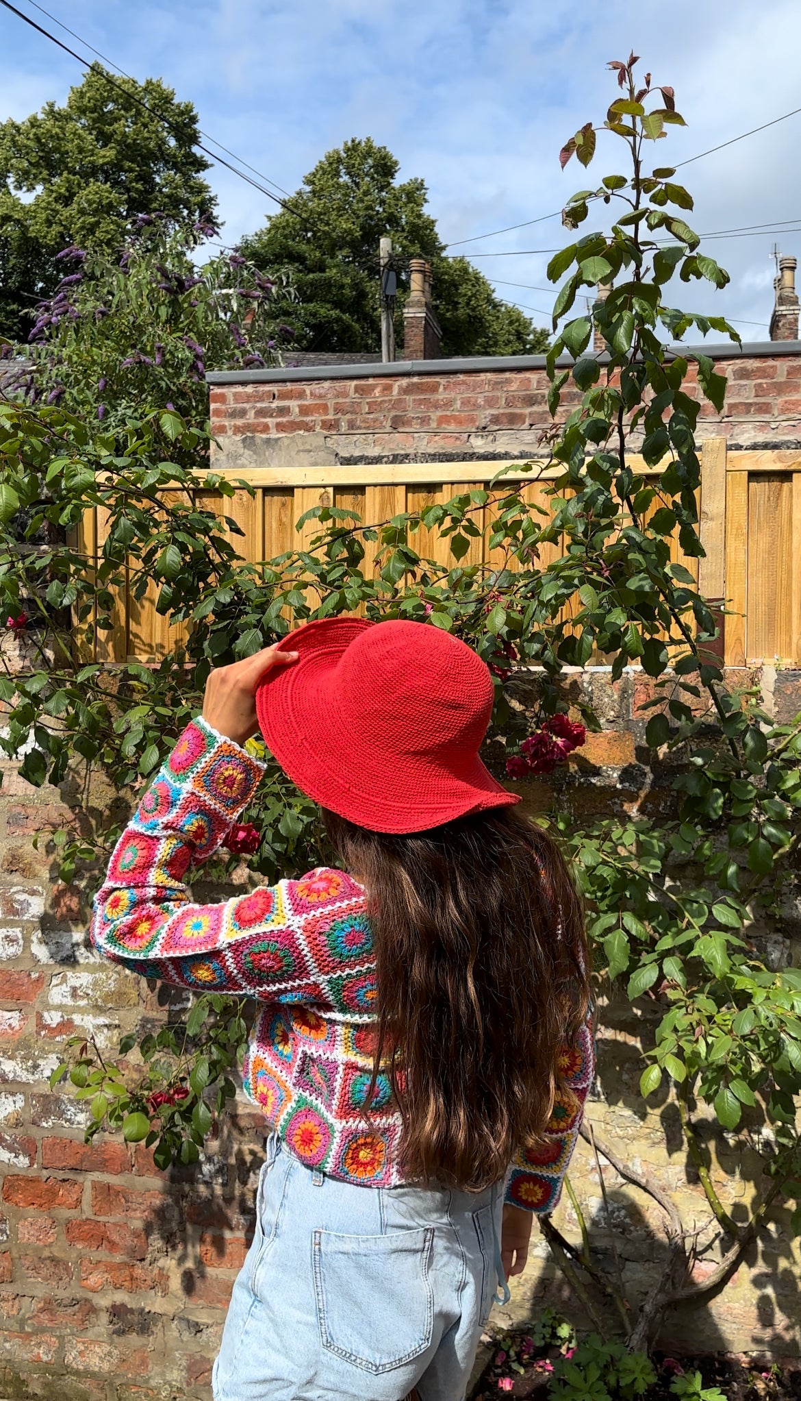 *ONLY BLUE LEFT* Crochet Sun Hat (Free with any other item)