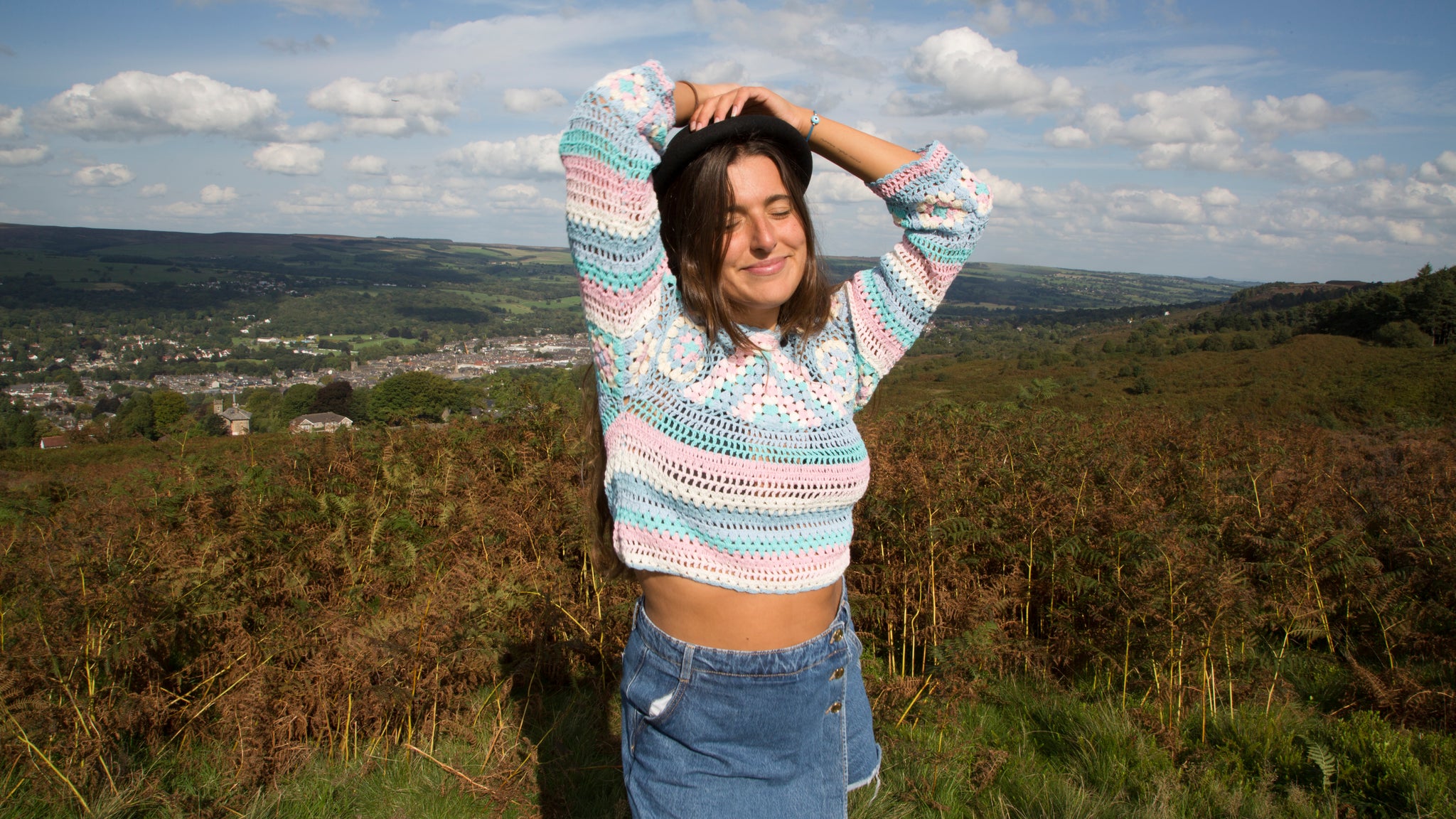 Ziggy cropped Jumper in Pastel