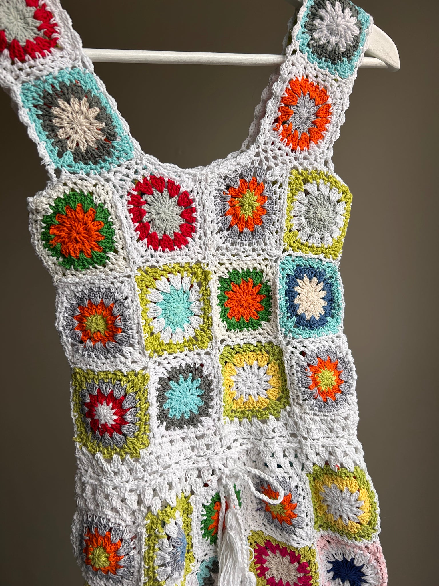 Granny Square Crochet Dress