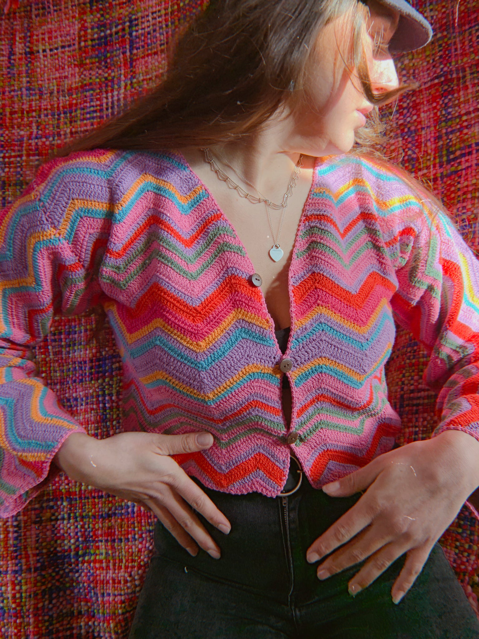 REWILD* Zig Zag Crochet Cardigan – Wild Orange Tree