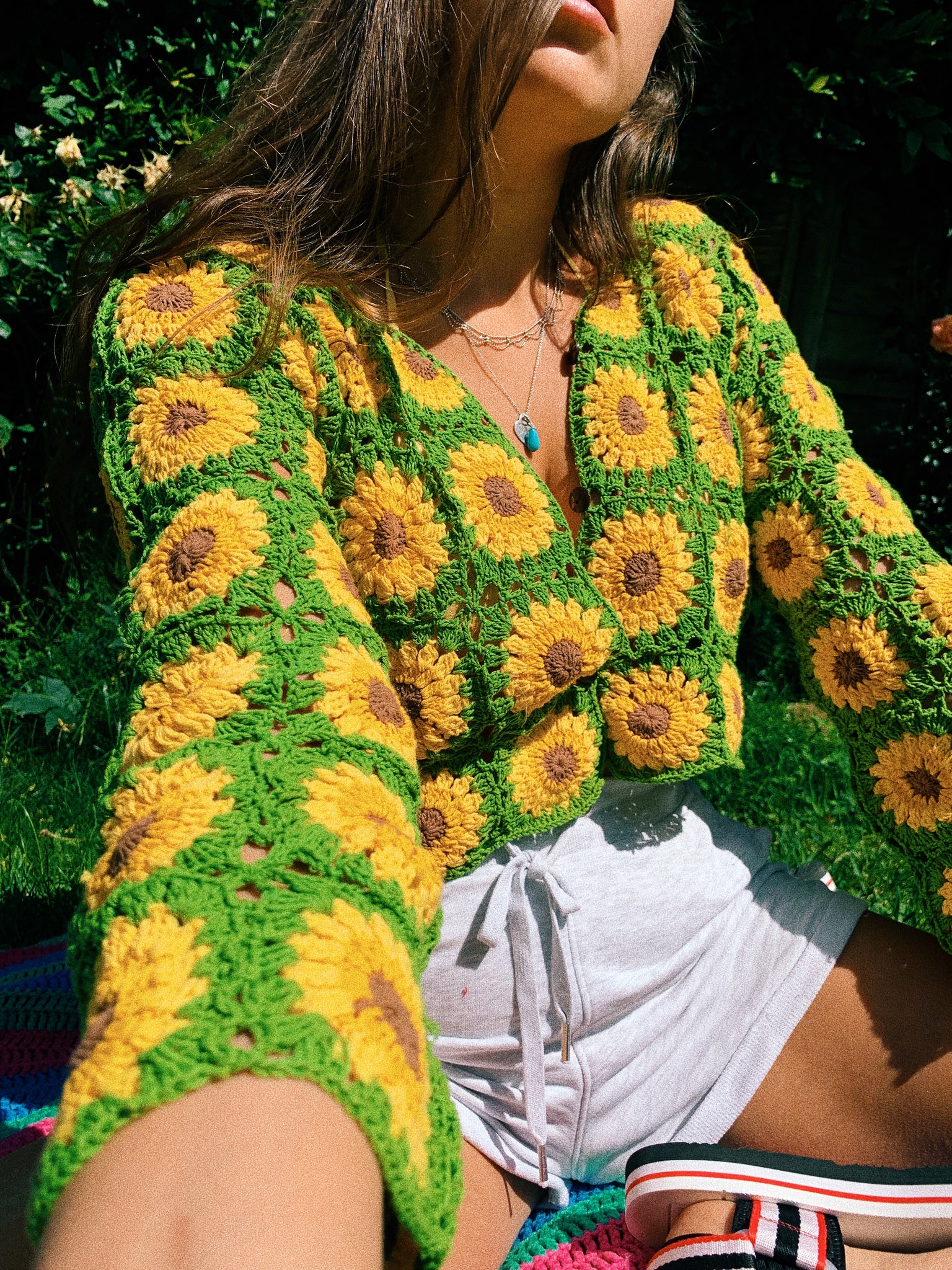 Sundance Kid Sunflower Cardigan