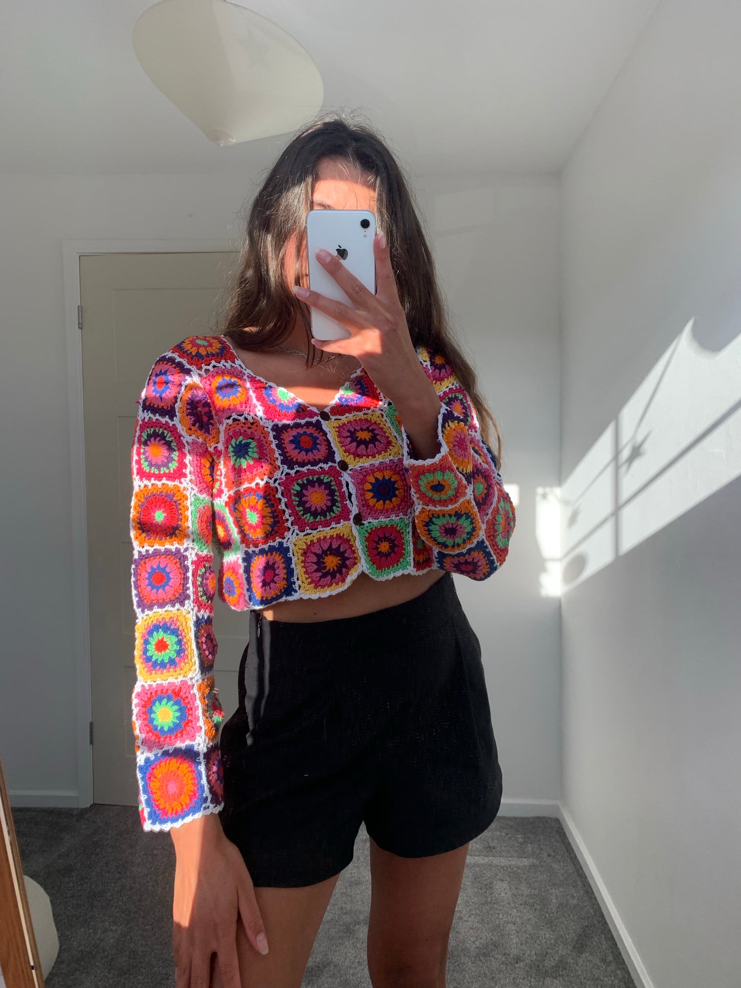 *REWILD* Firecracker Granny Square Cardigan