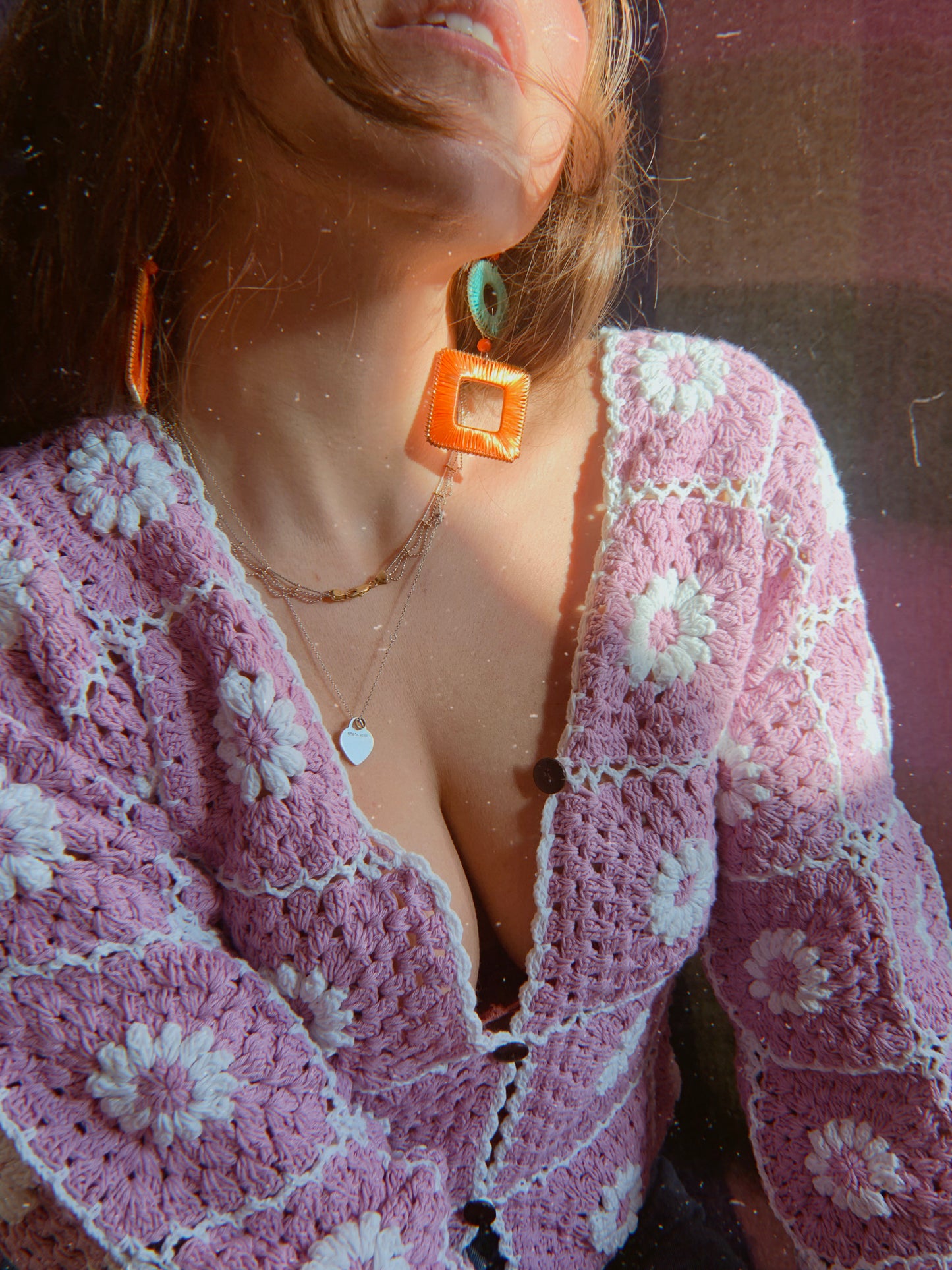 *REWILD* LAZY DAiSY Cardigan in Lilac