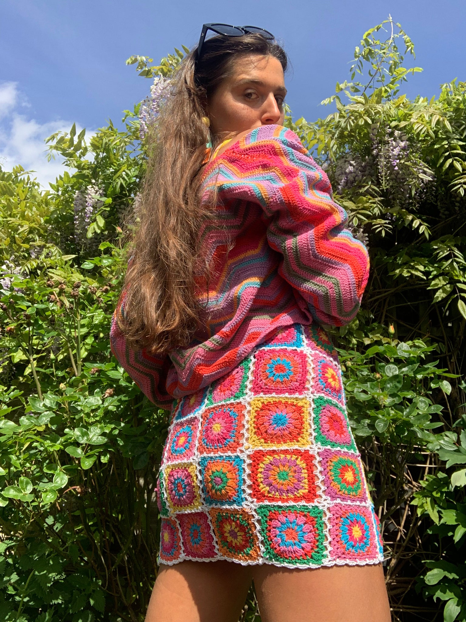 REWILD* Zig Zag Crochet Cardigan – Wild Orange Tree