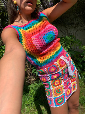 Spectrum Crochet Top