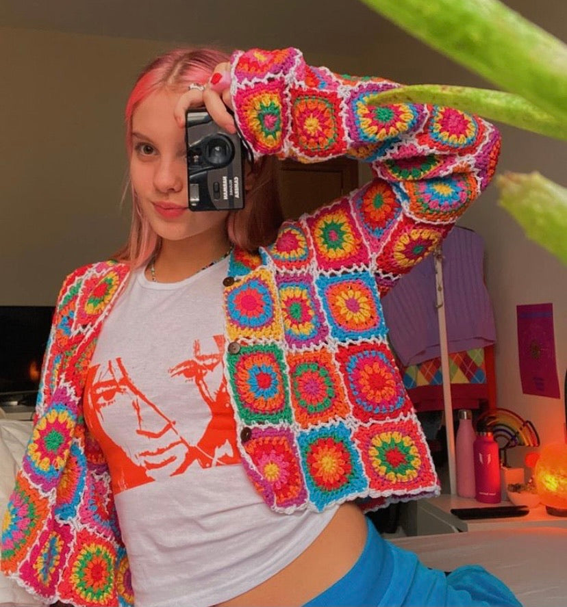 Tutti Frutti Granny Square Cardigan