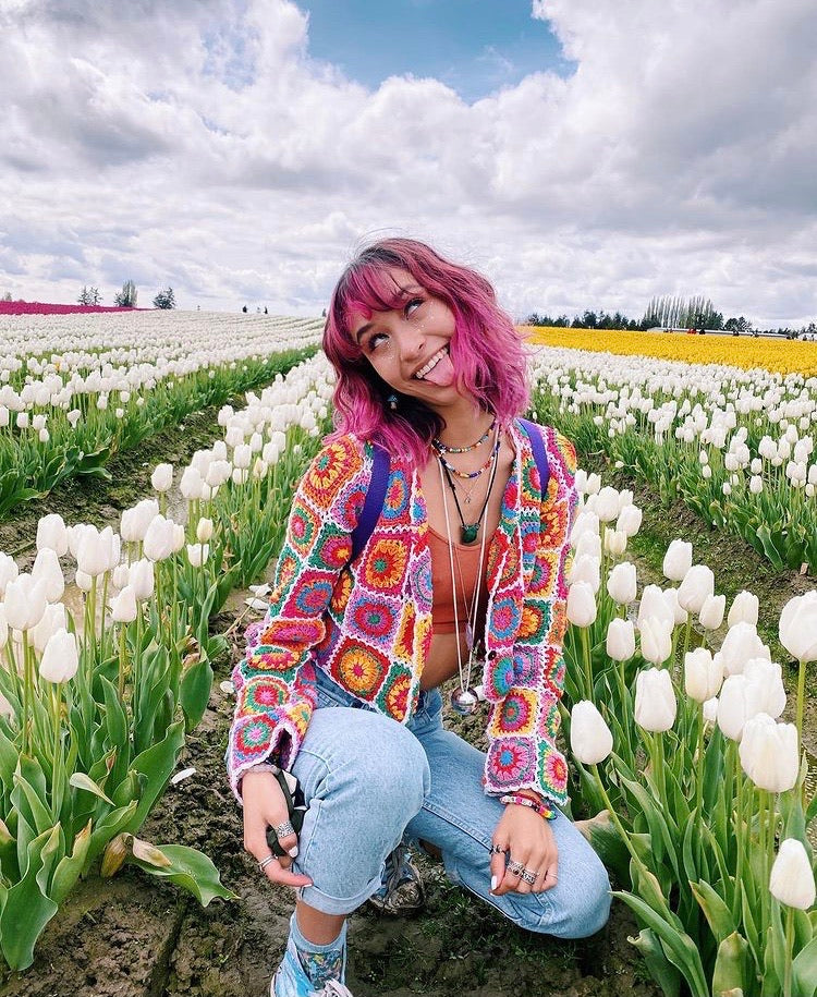 Tutti Frutti Granny Square Cardigan