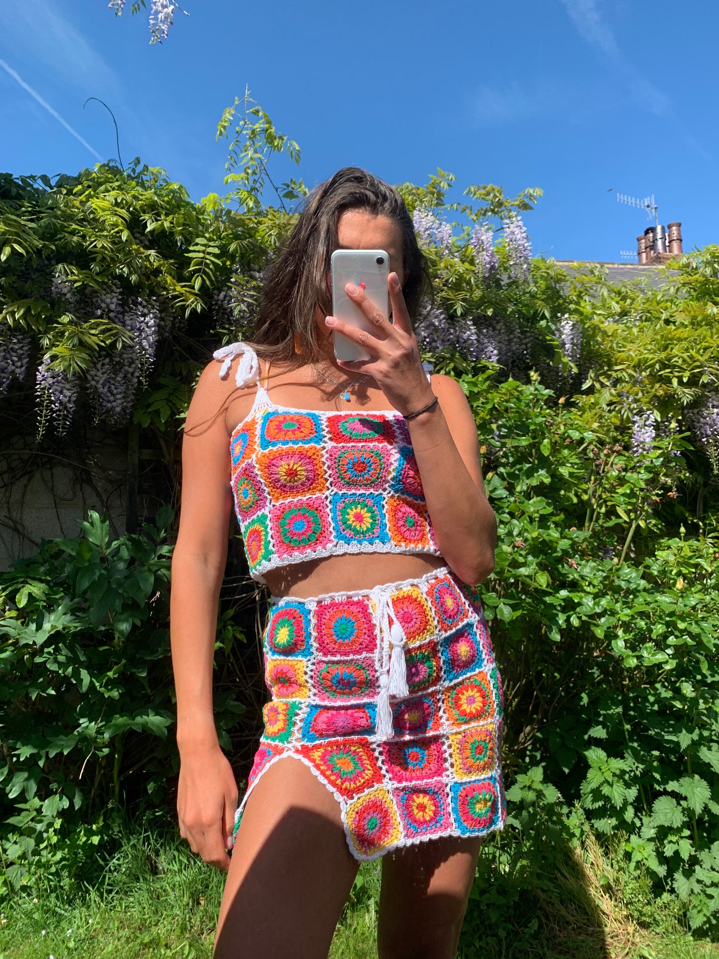 Tutti Frutti Crochet Cropped Top