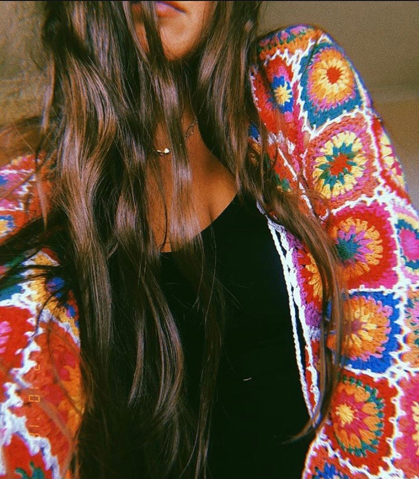 Tutti Frutti Maxi Granny Square Cardigan